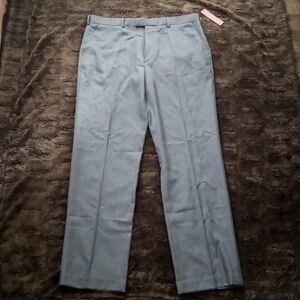 Men's  Perry Ellis Portofino Charcoal Gray Dress Pants - 36×32